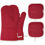 Gants de cuisine coton silicone - zoodus